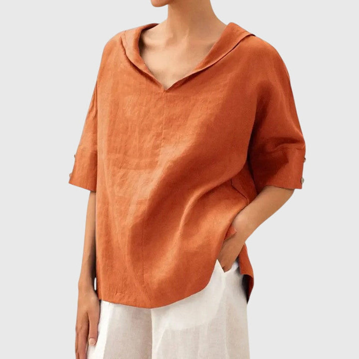 Ayla | Blouse - Oranje