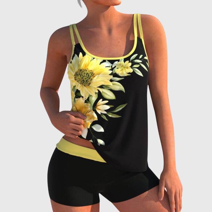 Riley | Vrouwen Bloemenprint Twee-delig Badpak Set