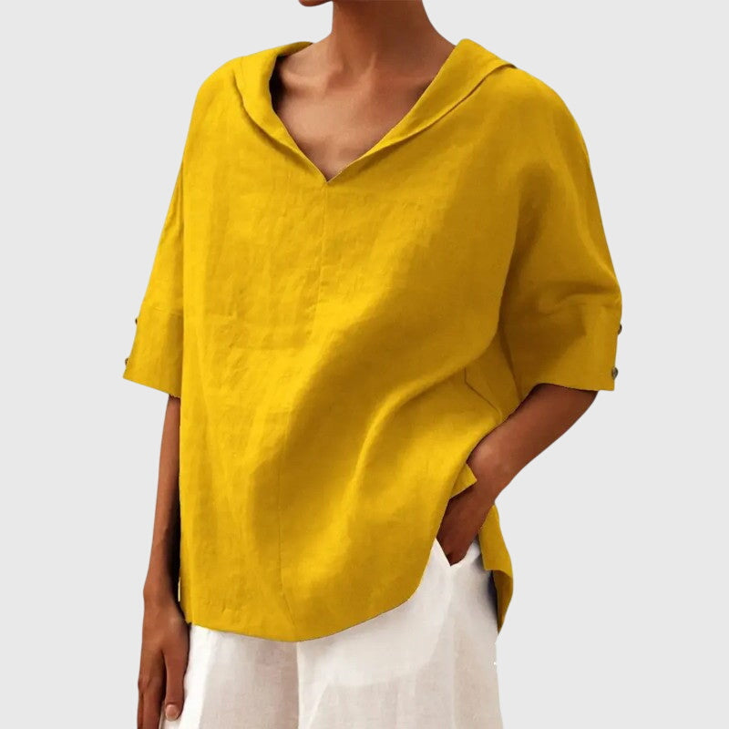 Ayla | Blouse - Blauw