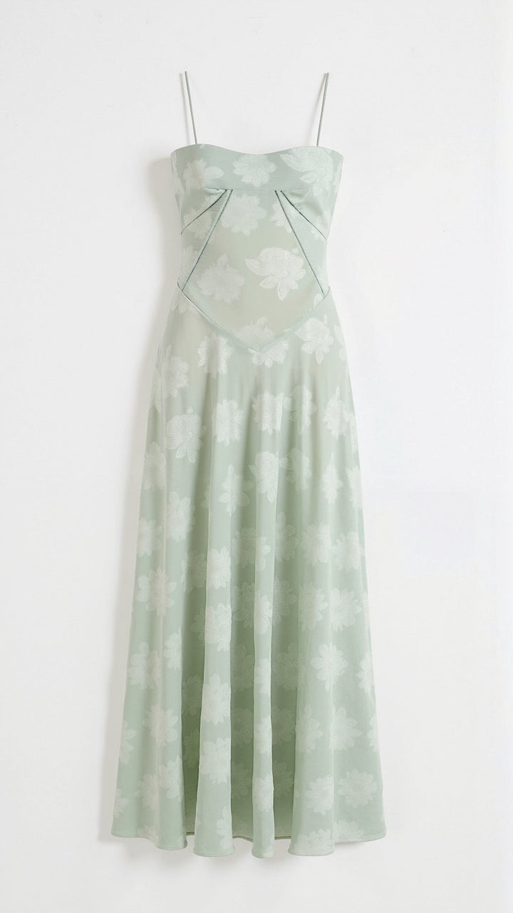 Caroline | Dames Bruiloft Gast Slip Maxi Jurk