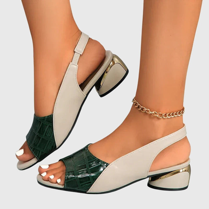 Whitney | Elegante Leren Sandalen