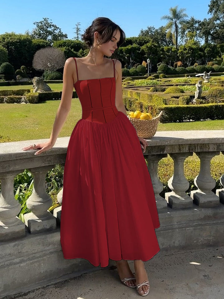 Gabriella | Elegante Corset Midi-jurk voor Vrouwen als Gast op een Bruiloft