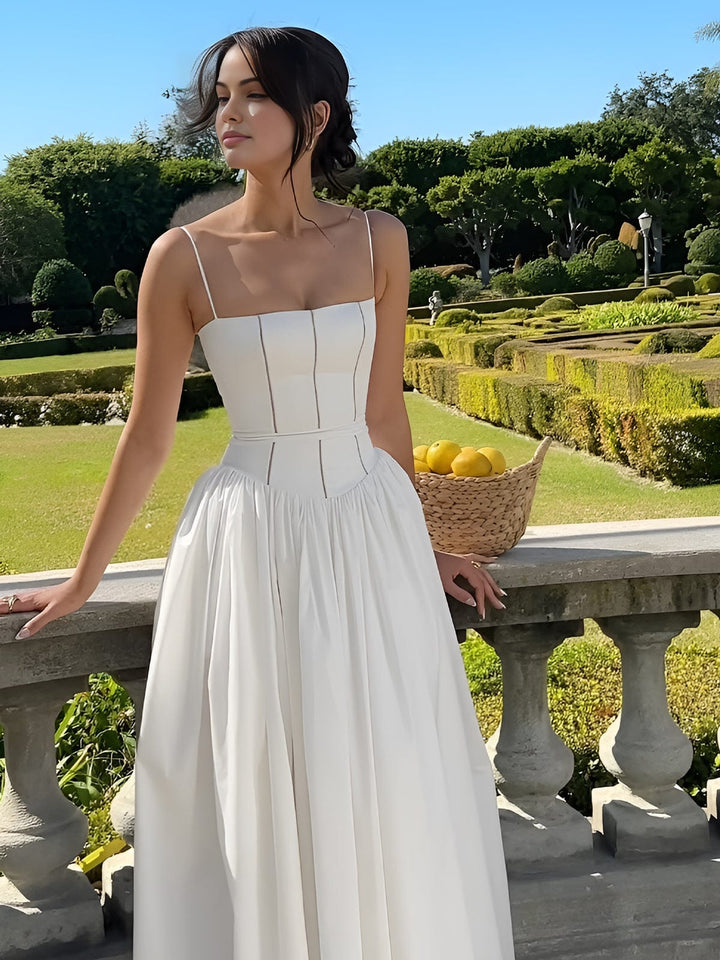 Gabriella | Elegante Corset Midi-jurk voor Vrouwen als Gast op een Bruiloft