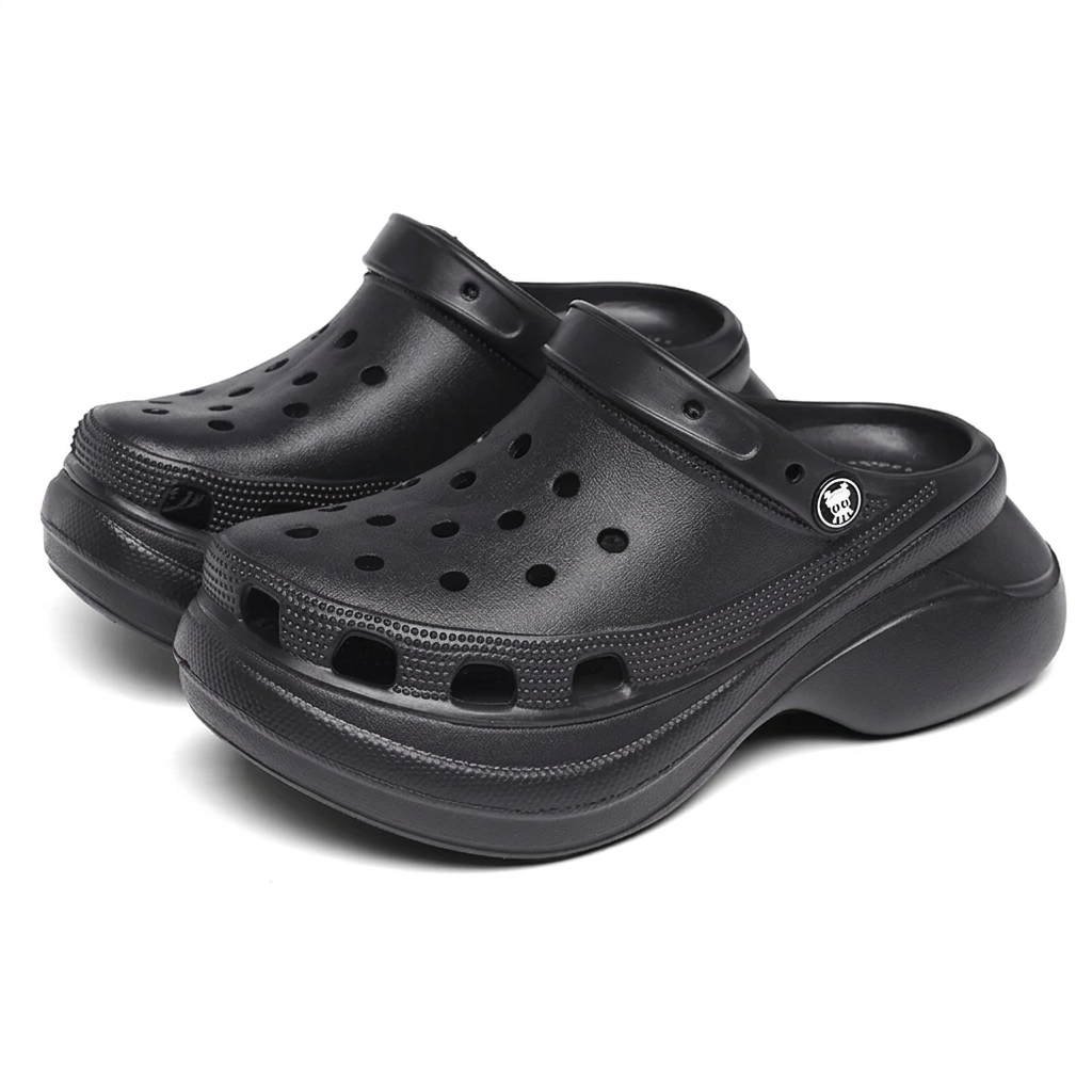 Bellisse | Platform Clogs met Hielband