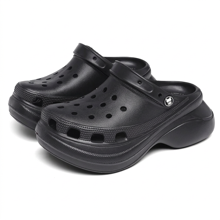 Bellisse | Platform Clogs met Hielband