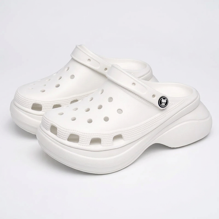 Bellisse | Platform Clogs met Hielband