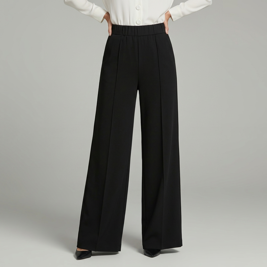 Blair | High-Waisted Pleated Wide-Leg Trousers