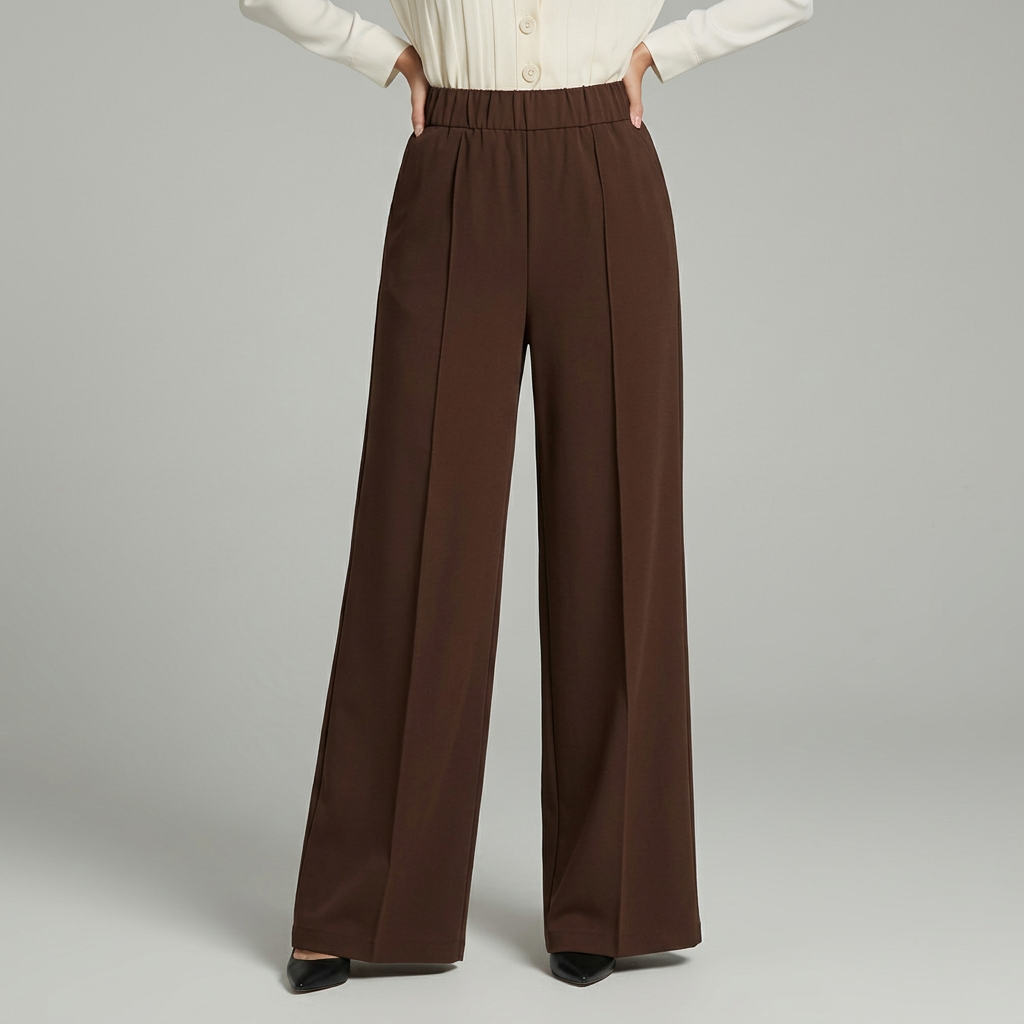Blair | High-Waisted Pleated Wide-Leg Trousers