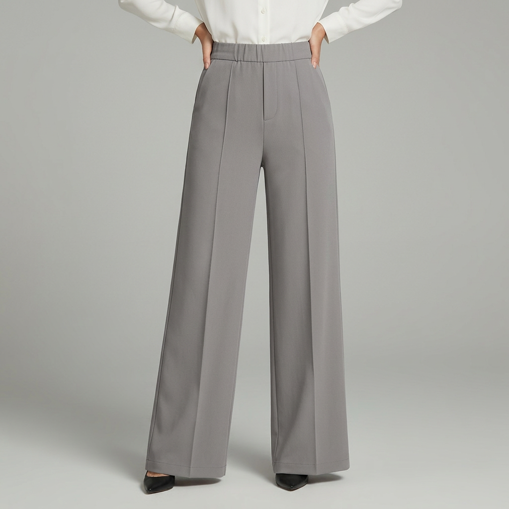 Blair | High-Waisted Pleated Wide-Leg Trousers