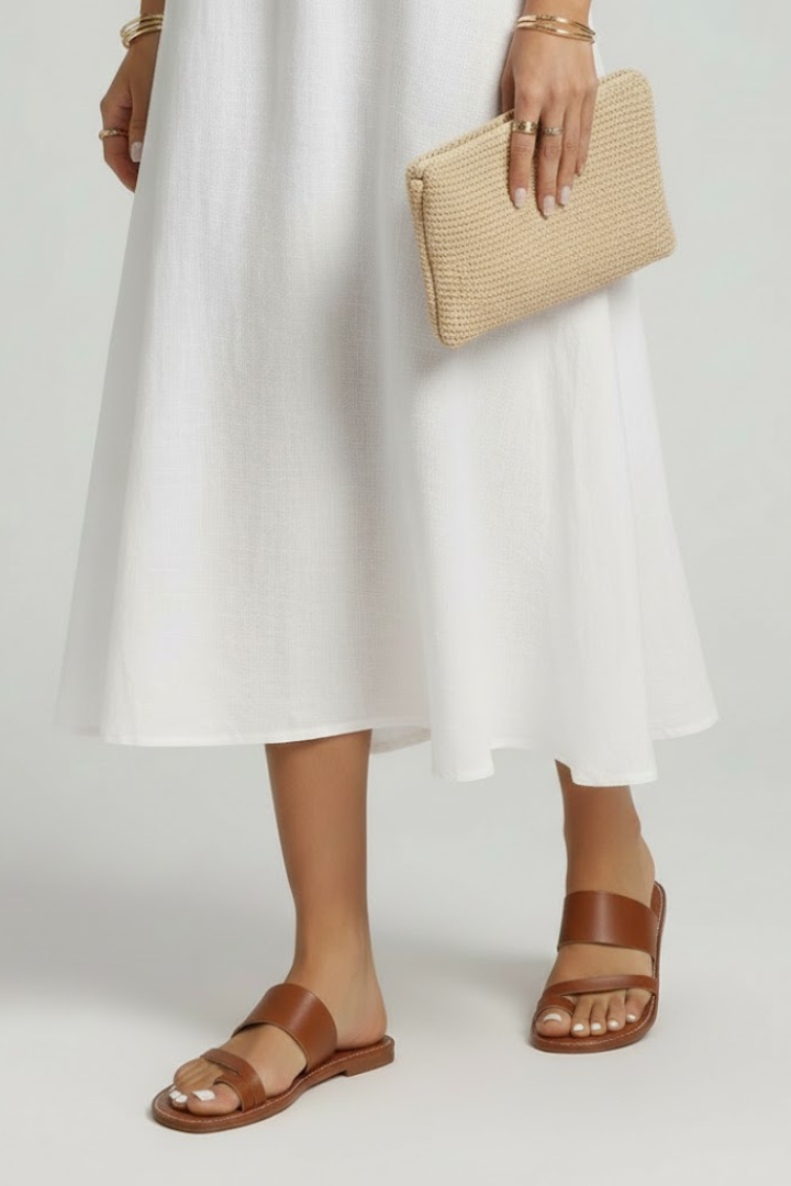 Kimberly | Dames Slip-On Sandalen met Gesp