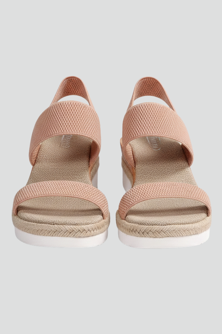 Kylie | Dames Sandalen met Verhoogde Zool en Rekbare Pasvorm