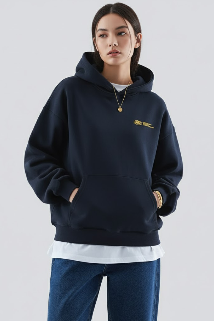 Fiona | Dames Hoodie met Voorkantprint en Pullover Design