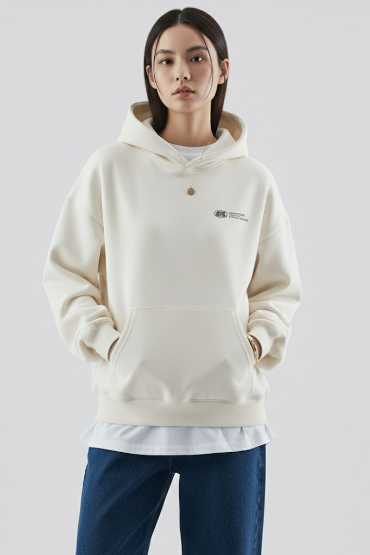 Fiona | Dames Hoodie met Voorkantprint en Pullover Design