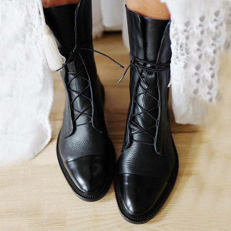 Lisa | Stijlvolle Comfortabele Leren Boots
