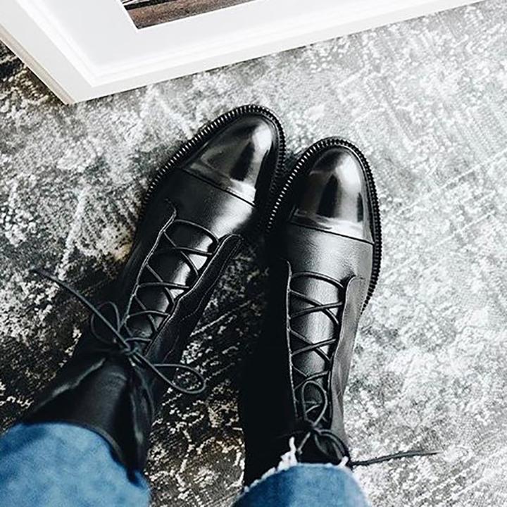 Lisa | Stijlvolle Comfortabele Leren Boots