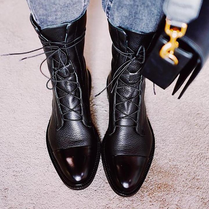 Lisa | Stijlvolle Comfortabele Leren Boots