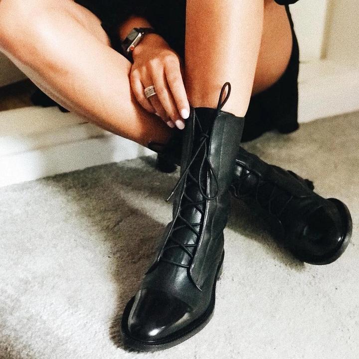 Lisa | Stijlvolle Comfortabele Leren Boots