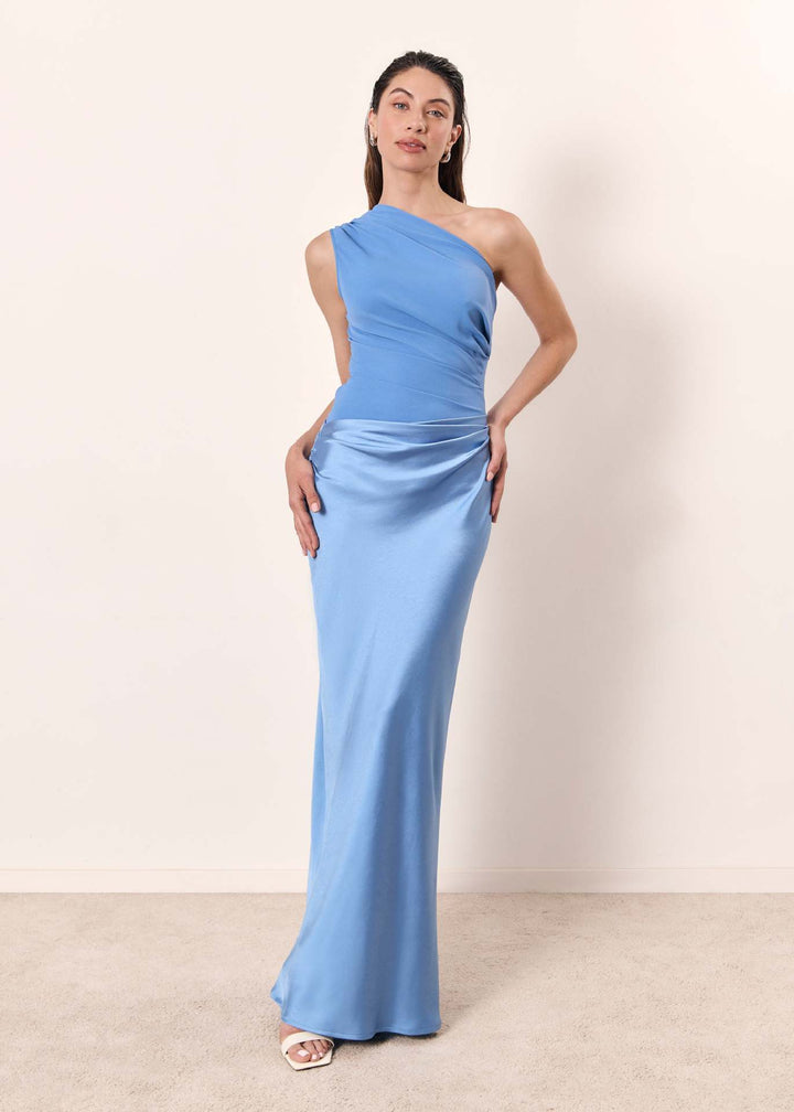 Maya | Dames Bruiloft Gast Jurk One-Shoulder Avondjurk