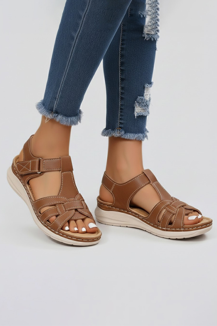 Lauren | Dames Open Teen Strap Sandalen
