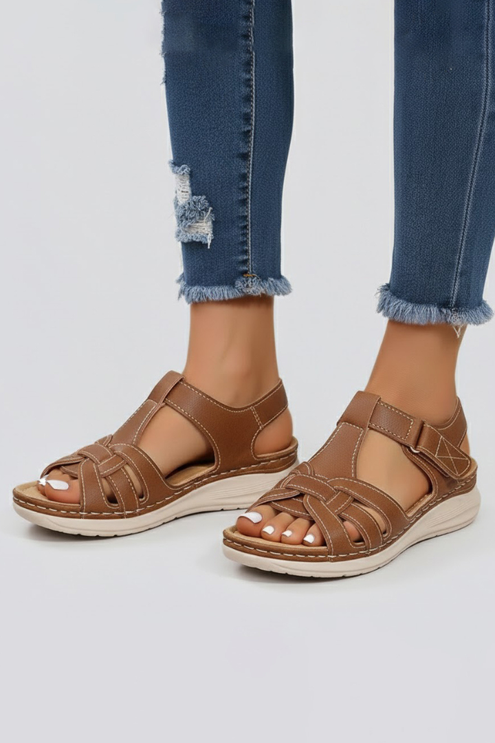 Lauren | Dames Open Teen Strap Sandalen