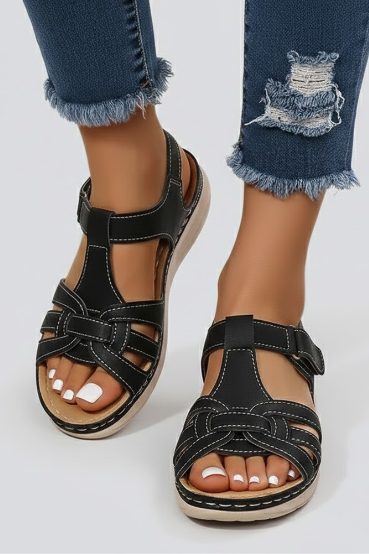 Lauren | Dames Open Teen Strap Sandalen