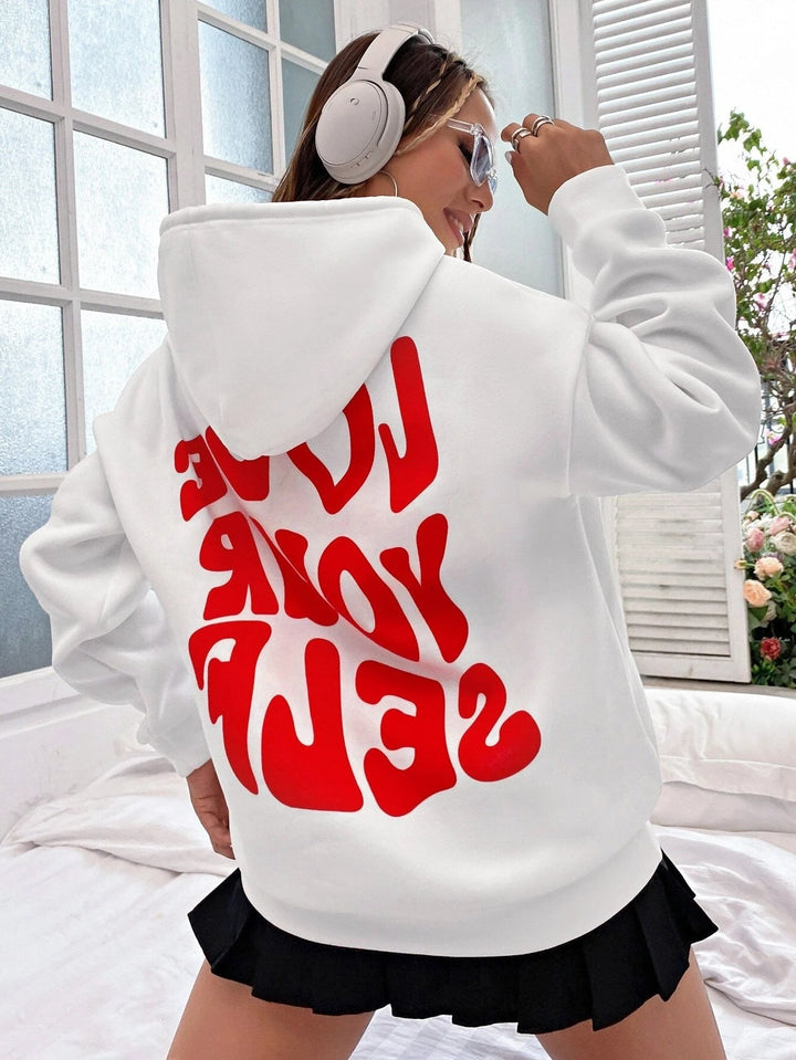 Eleanor | Dames Hoodie met Trekkoordcapuchon en Voorzak