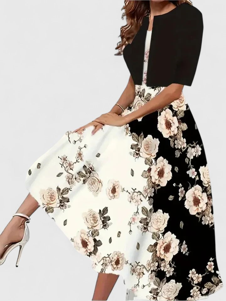 Chantal | Elegante Midi Jurk
