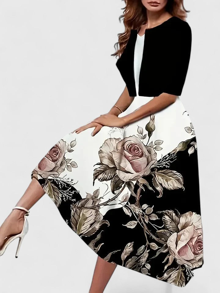 Chantal | Elegante Midi Jurk
