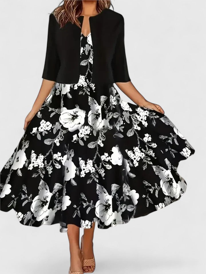 Chantal | Elegante Midi Jurk
