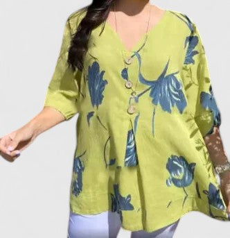 Isabel | Elegante Bloemenprint Blouse