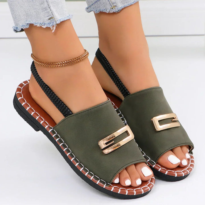 Gianna | Orthopedische Wedge Hak Sandalen