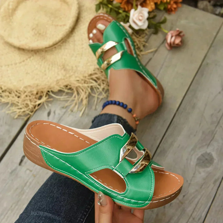 Lina | Orthopedische Wedge Hak Sandalen