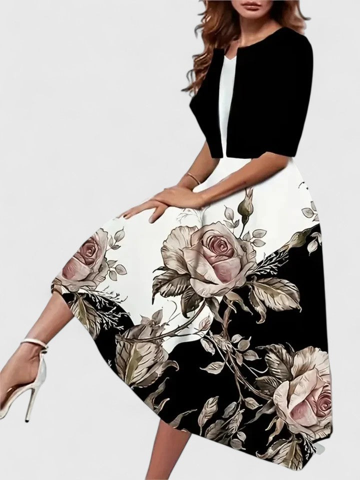 Chantal | Elegante Midi Jurk