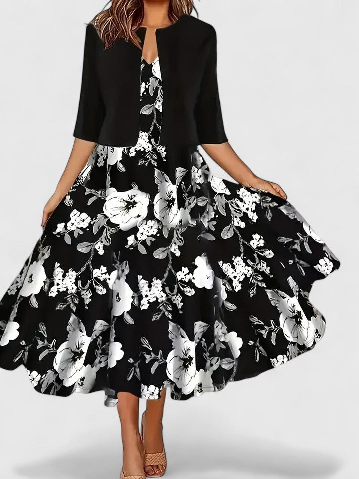Chantal | Elegante Midi Jurk