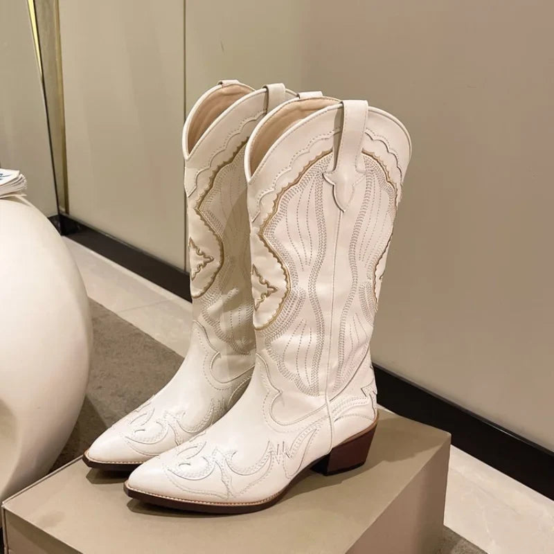 Emmie | Herfst Westerse Cowboylaarzen