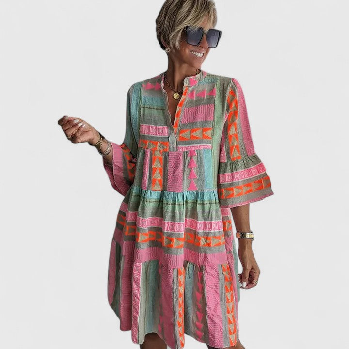 Gisara | Comfortabele Boho Jurk