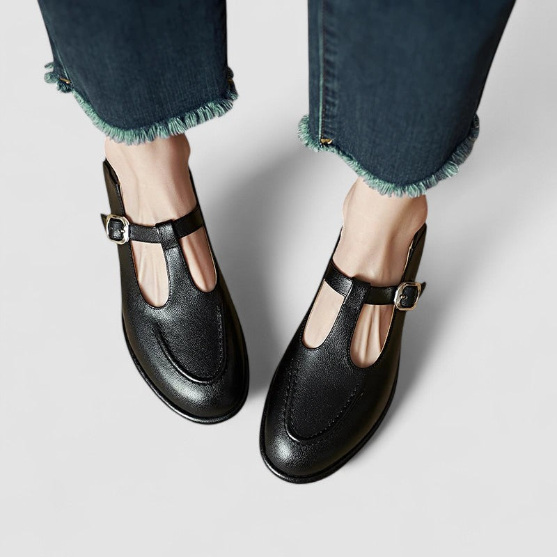 Ariyzzah | Orthopedische Mary Jane Lage Hak Schoenen