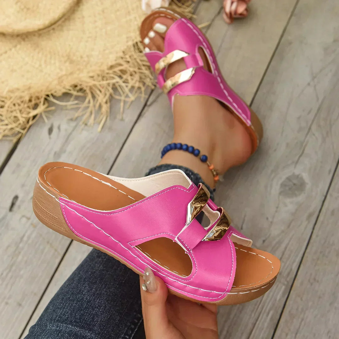 Lina | Orthopedische Wedge Hak Sandalen