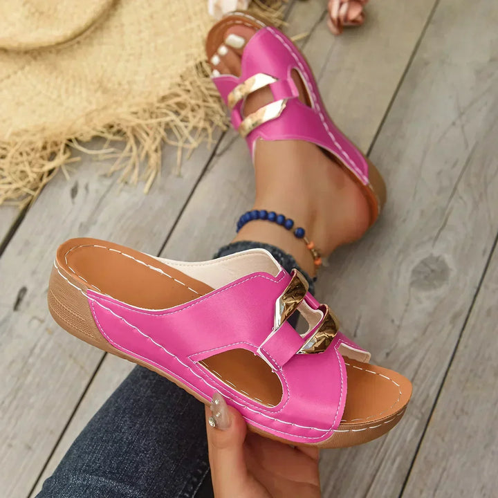 Lina | Orthopedische Wedge Hak Sandalen