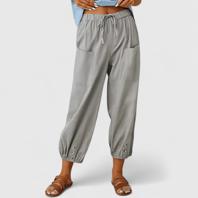 Jolie | Verfijnde Wijde Pantalon