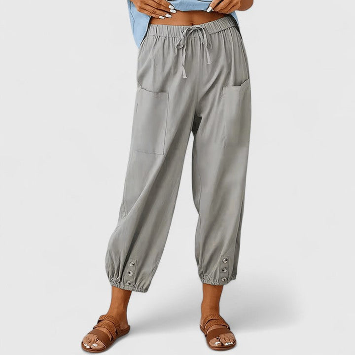 Jolie | Verfijnde Wijde Pantalon