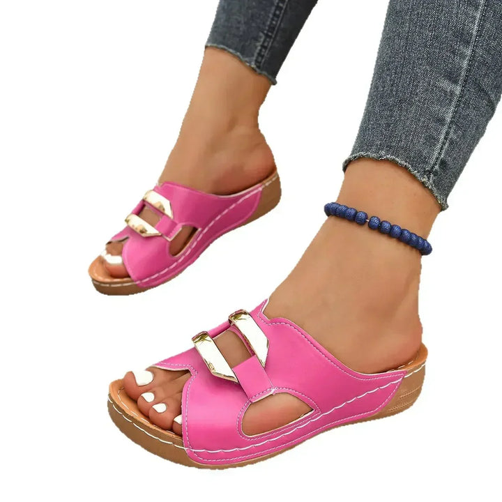 Lina | Orthopedische Wedge Hak Sandalen