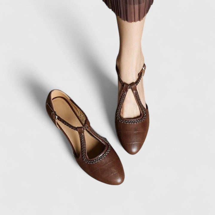 Delphine | Elegante Platte Sandalen