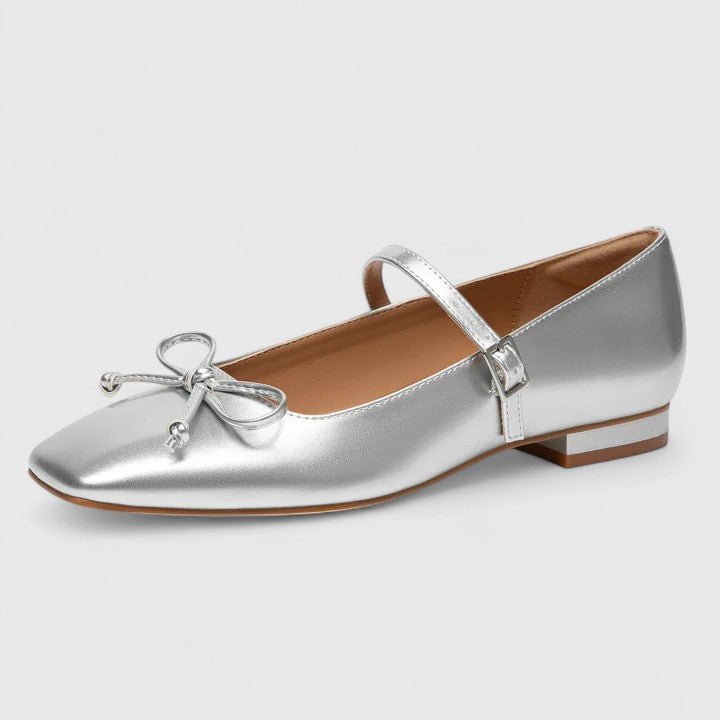 Rozalina | Orthopedische Ballet Flats met Vierkante Neus