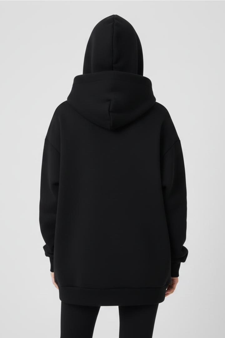 Gabriella | Dames Hoodie met Hoge Hals en Brede Kap