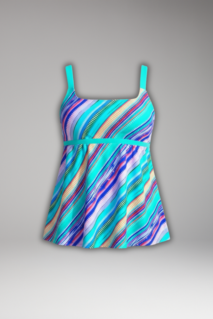 Kylie | Vrouwen Geprinte Tankini Set met Shorts