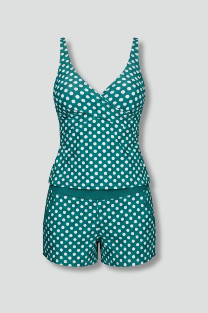Lauren | Dames Tankini Zwemset met Tanktop en Shorts