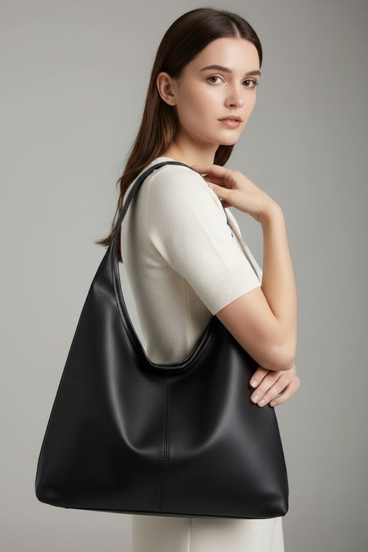 Maria | Vrouwen Classic Tote Bag met Faux Buitenkant en Grote Binnenzak