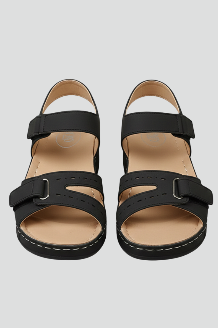 Brooklyn | Dames Wedge Sandalen Met Lussen