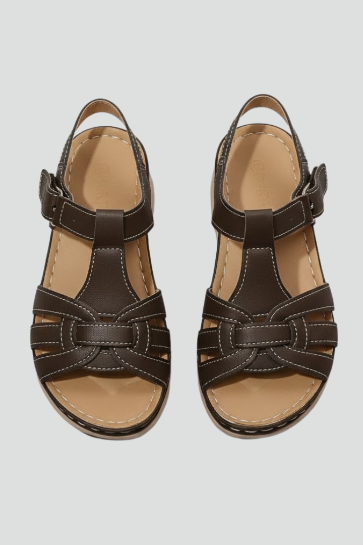 Hannah | Retro Sandalen voor Dames met Gesp